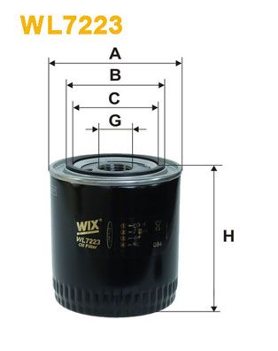 WIX FILTERS Масляный фильтр WL7223